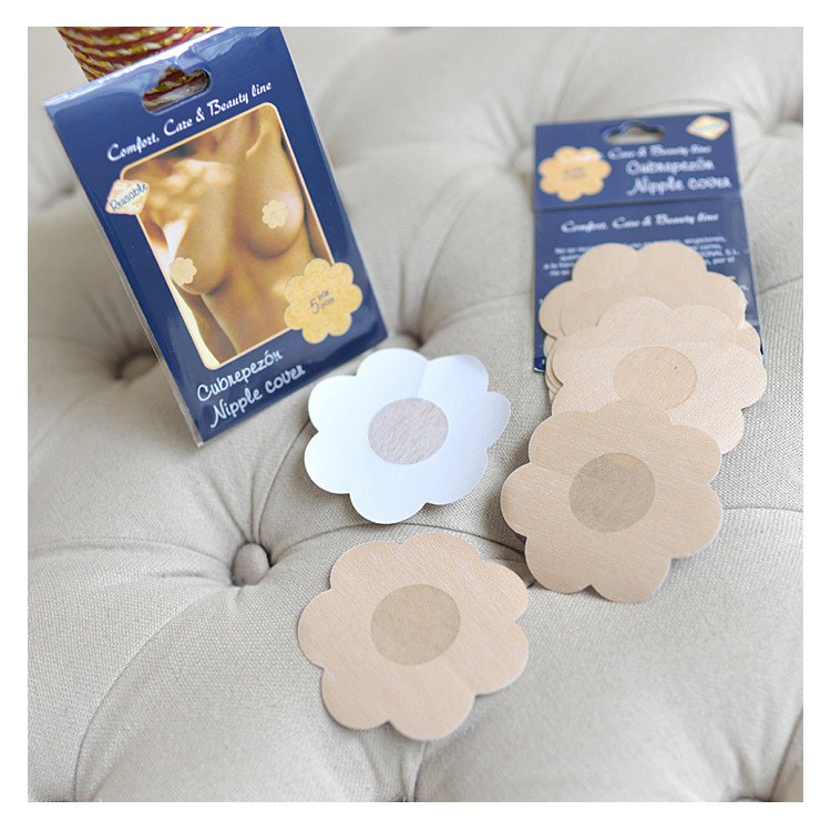 Combo 10 miếng dán nhũ hoa bông hoa - BX0545