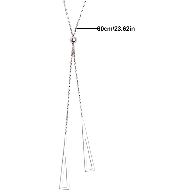 Tmdbyx Vòng cổ Mặt Tam Giác Bạc 925 Mới