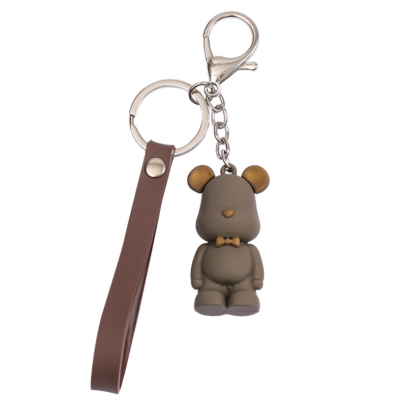 Móc Khóa pvc Keo Mềm Hình Gấu Hoạt Hình Bắc Âu Sáng Tạo Dễ Thương Đa Ứng Dụng