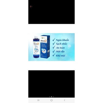 Nacurgo Dung dịch rửa làm sạch da hư tổn 125ml