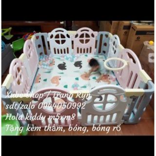 Sẵn Quây Hola kiddy m5xm8 kèm thảm bóng