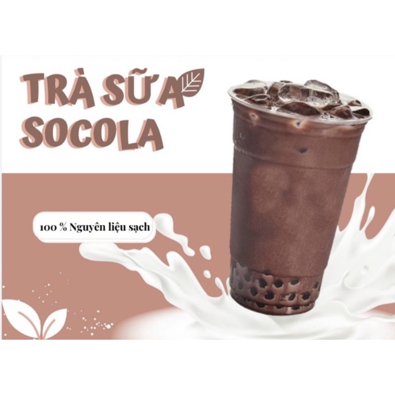 SÉT LÀM TRÀ SỮA SOCOLA 4Lit -10 CỐC
