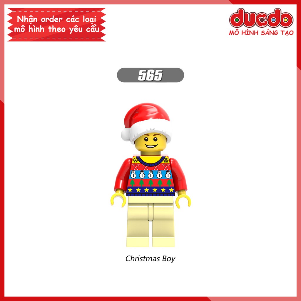 Minifigures các nhân vật hóa trang Noel tuyệt đẹp - Đồ chơi Lắp ghép Xếp hình Mini Mô hình XINH 0154