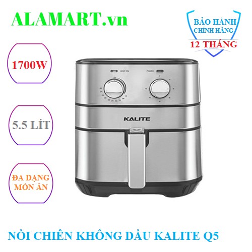 NỒI CHIÊN KHÔNG DẦU KALITE Q5