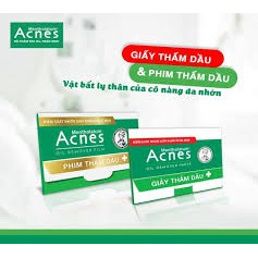 BỘ 2 BỊCH GIẤY THẤM DẦU ACNES 100 TỜ