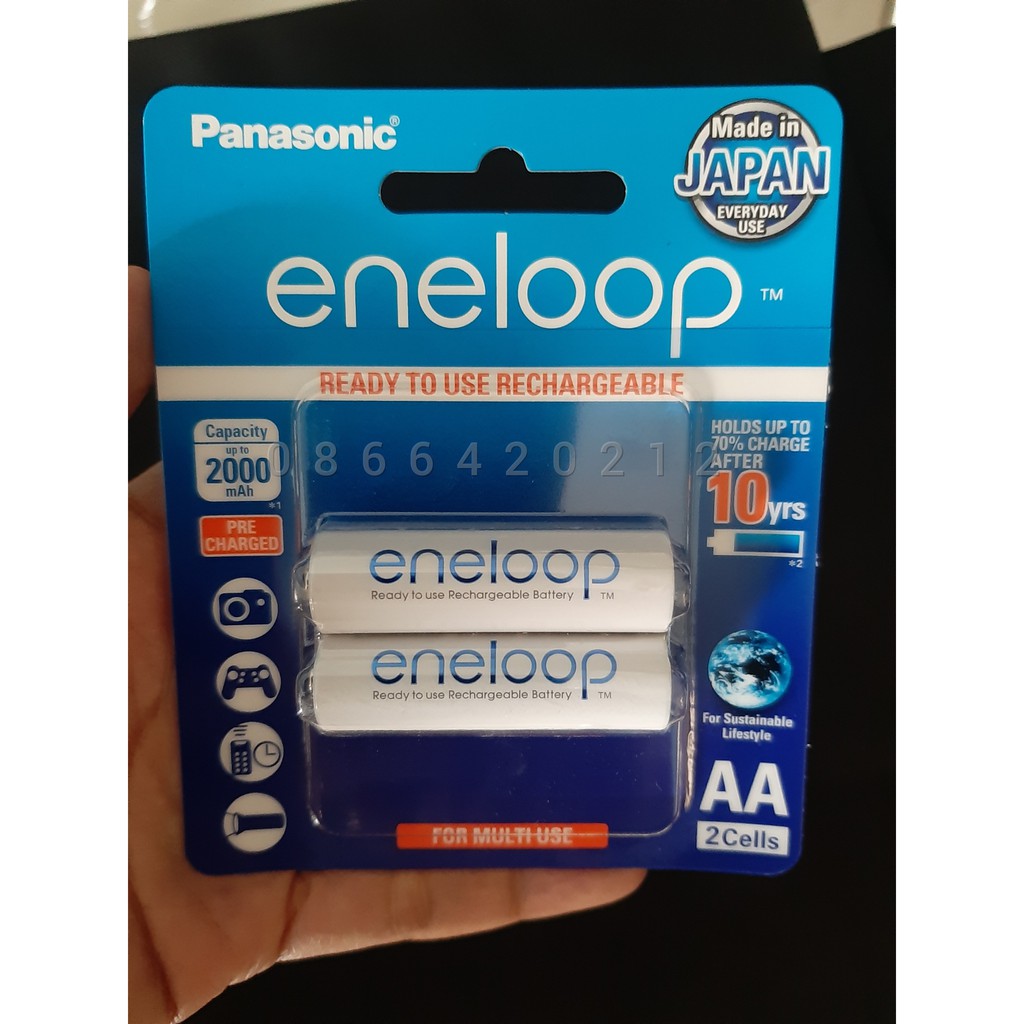 Pin sạc Panasonic Eneloop 2000mAh (vỉ 2 viên)