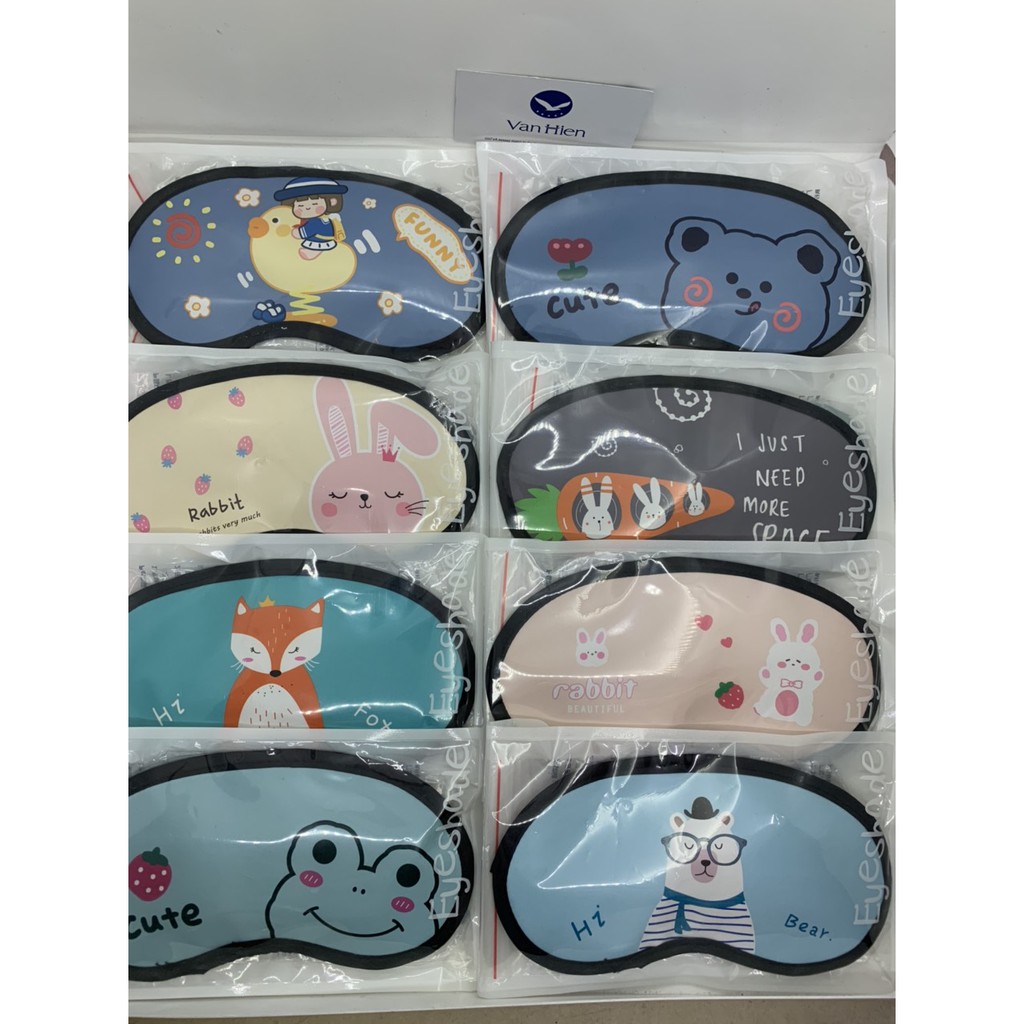 Bịt mắt ngủ nước mùa hè nhiều hình dễ thương chống mỏi mắt | BigBuy360 - bigbuy360.vn