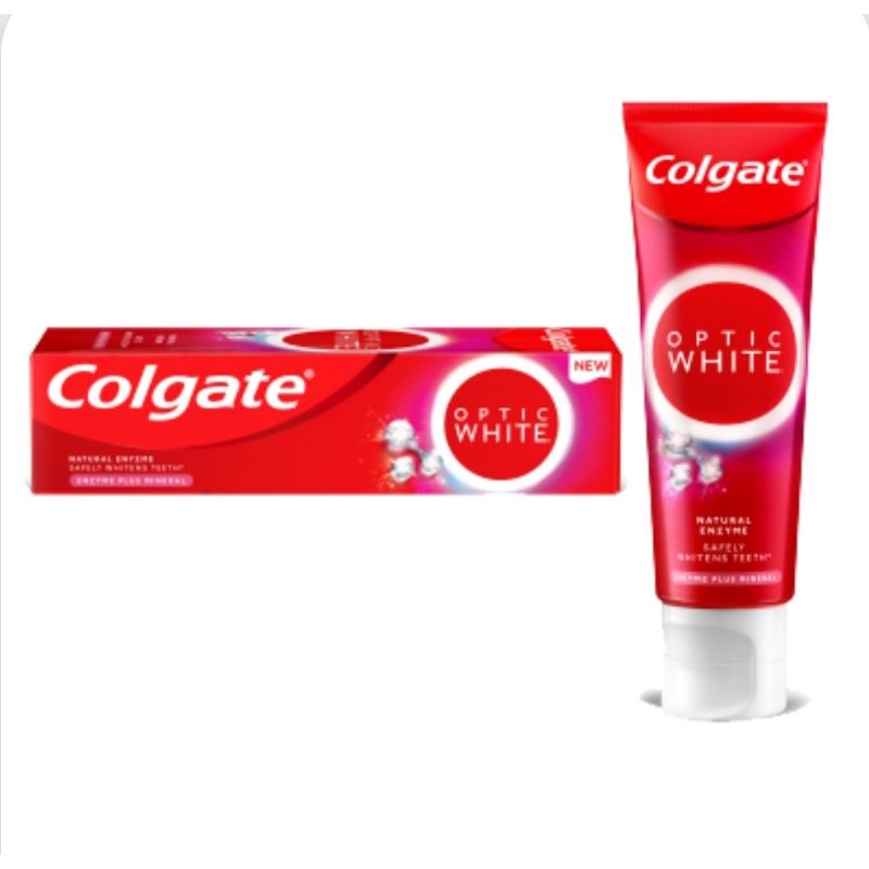 KEM ĐÁNH RĂNG COLGATE OPTIC WHITE ENZYME PLUS MINERAL HỘP 80G