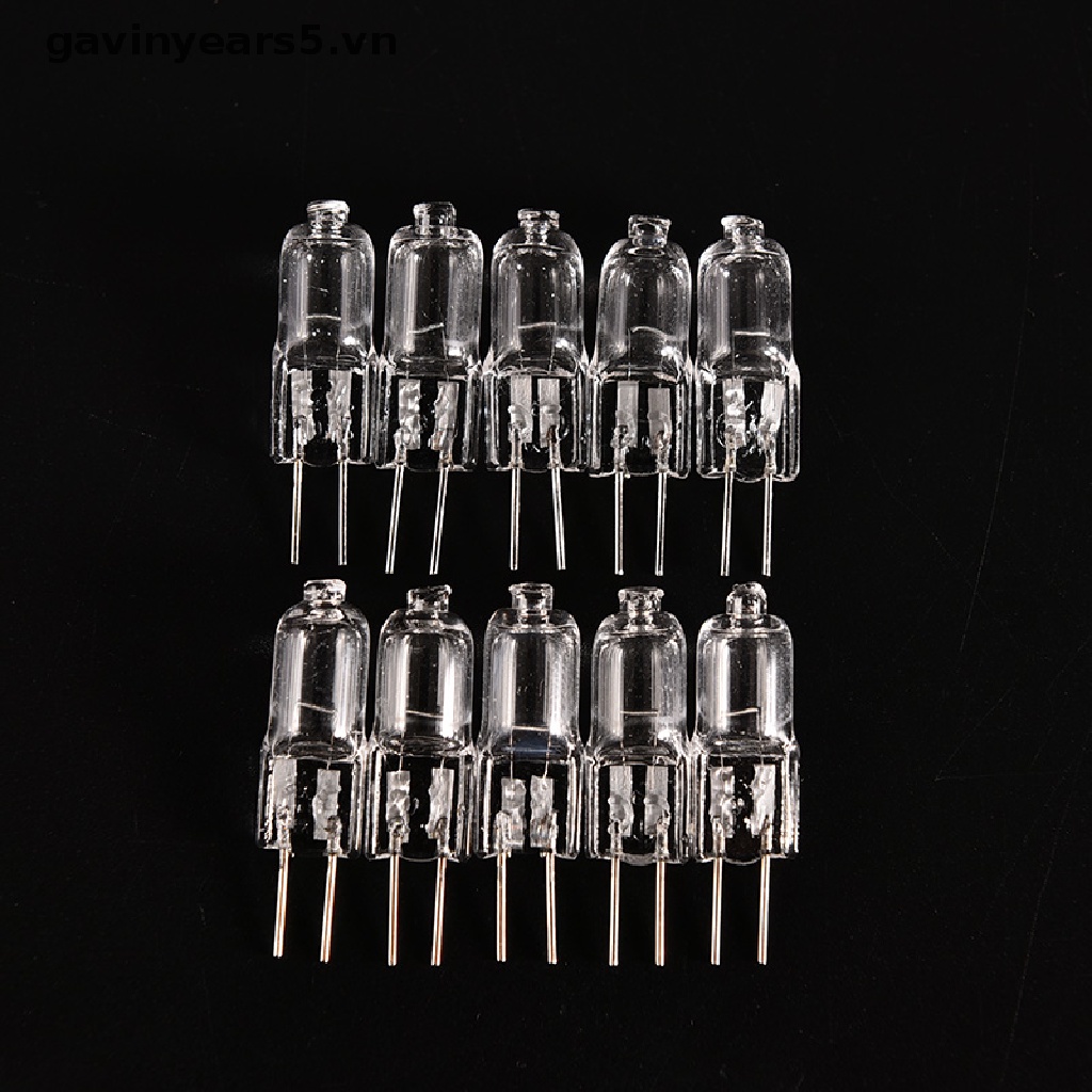 Set 10 bóng đèn Halogen Vonfram G4 12V 20W siêu sáng