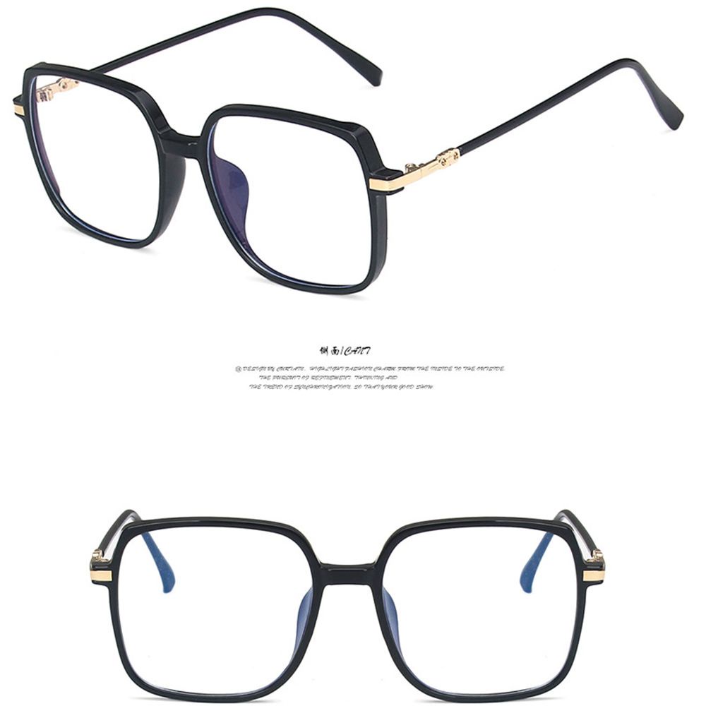 Mắt kính trong suốt chống bức xạ và ánh sáng xanh máy tính phong cách Hàn Quốc dành cho nam và nữ