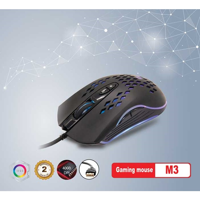Chuột Giza M3 Gaming (4000 DPI) - NTH