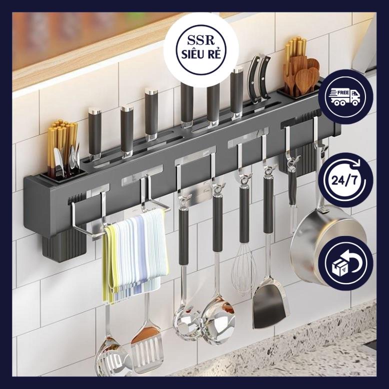 Kệ Để Dao Thớt SSR Sơn Tĩnh Điện - Giá Treo Đa Năng Gắn Tường Tiện Lợi (LA60