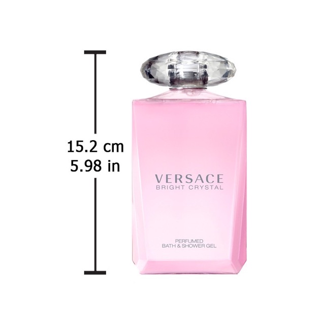 Sữa tắm Versace Bright Crystal Bath & Shower Gel 200ml full seal