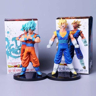 Mô Hình Dragon Ball Super Saiyan Son Goku & Vegetto.Siêu Chiến Binh - Cao 21cm