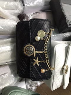 Túi Lyn huy hiệu size 17cm (ib shop chọn màu nhé)
