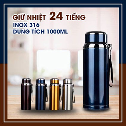 Bình giữ nhiệt cao cấp INOX 304, INOX 316 CAO CẤP KHÔNG GỈ - Giữ nhiệt vô cùng hiệu quả - Nhỏ gọn tiện dụng !