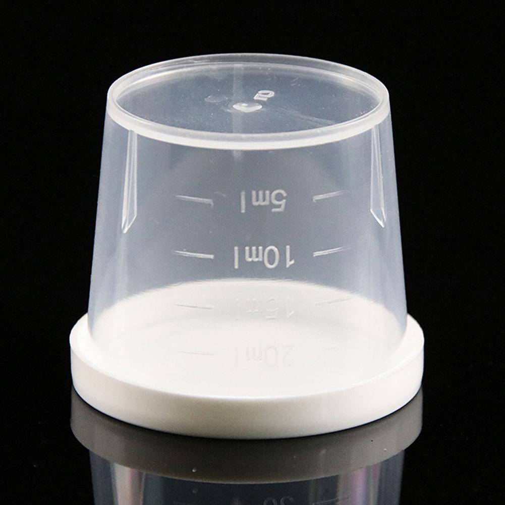 Cốc Đo Lường Màu Trắng Trong Suốt E2Q7 A8T8 B3L6