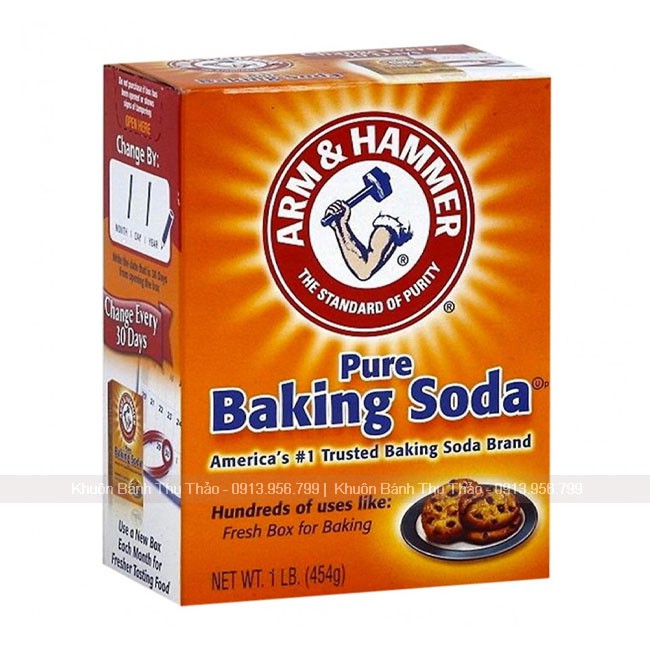 Bột Baking Soda Arm - Hammer hộp 454g