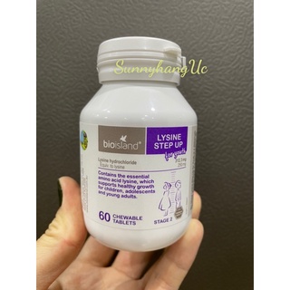 VIÊN UỐNG HỖ TRỢ PHÁT TRIỂN CHIỀU CAO - BIO ISLAND LYSINE STEP UP ( CHO TRẺ TỪ 6 -24 TUỔI)