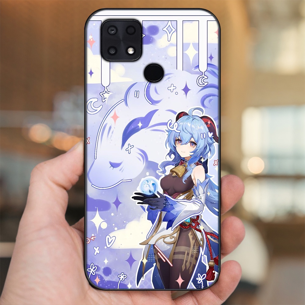 Ốp lưng Xiaomi Poco C40 viền đen in hình Ganyu Genshin Impact
