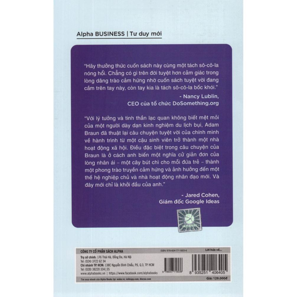 Sách - Lời hứa về một cây bút chì - Alphabooks