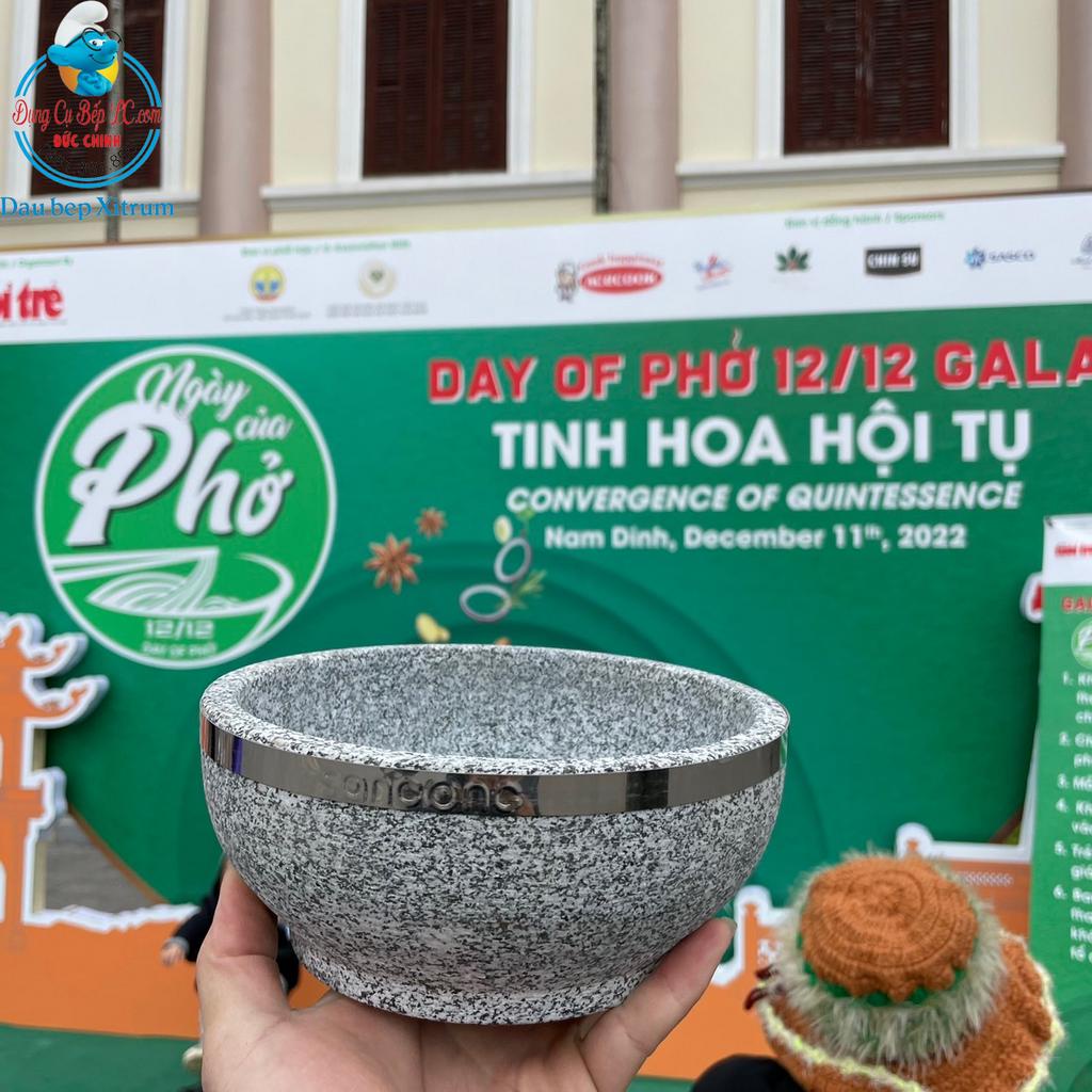 Bát Đá, Thố Đã Giữ Nhiệt Trắng Sancong bát đá  ăn  phở thố đá  hàn quốc