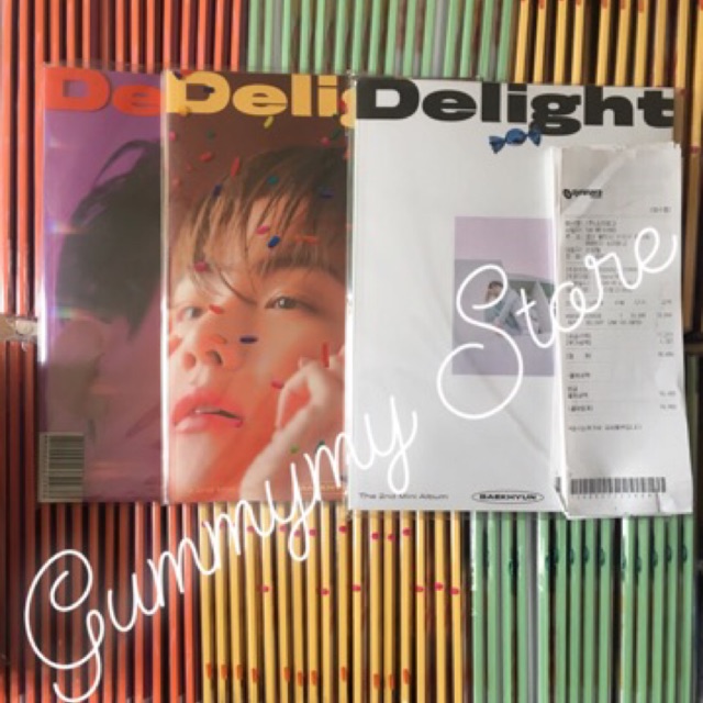 [CÓ SẴN] Album nhạc BAEKHYUN - DELIGHT, tặng kèm túi zip bảo quản