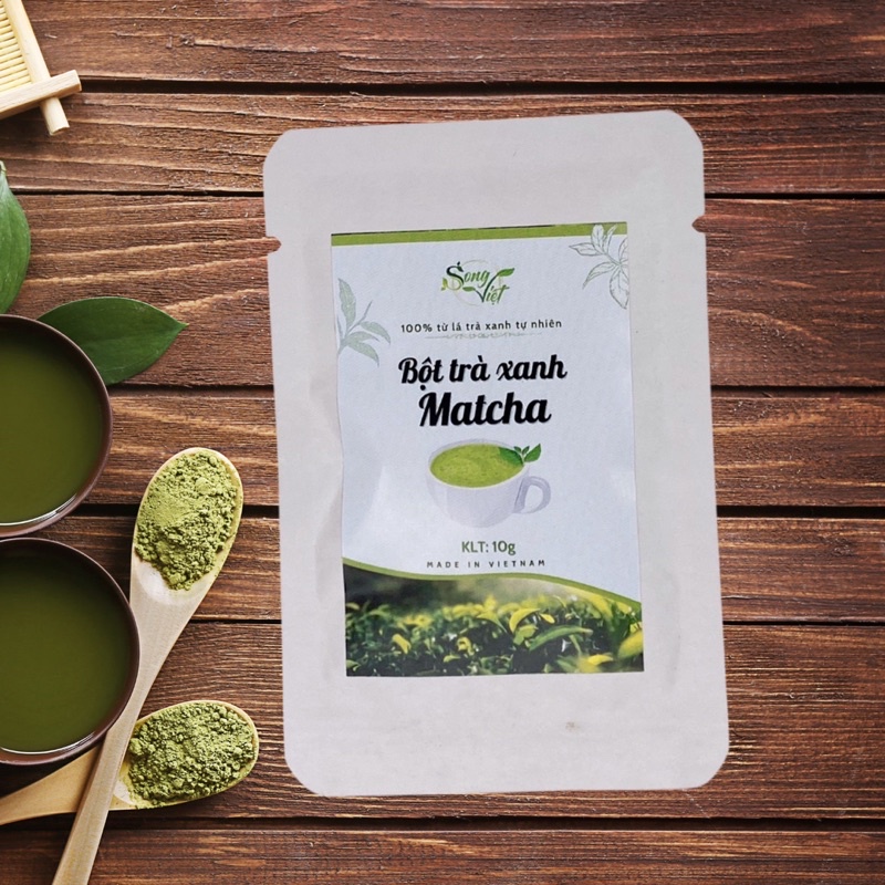 Matcha Trà xanh pha chế, làm bánh Song Việt