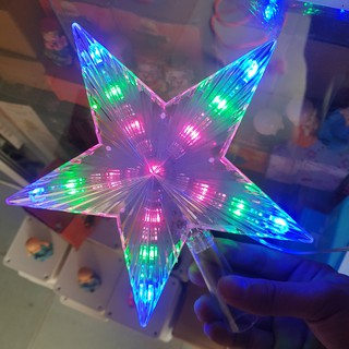 Ngôi sao noel - Sao điện trang trí noel kích thước 20cm cực đẹp