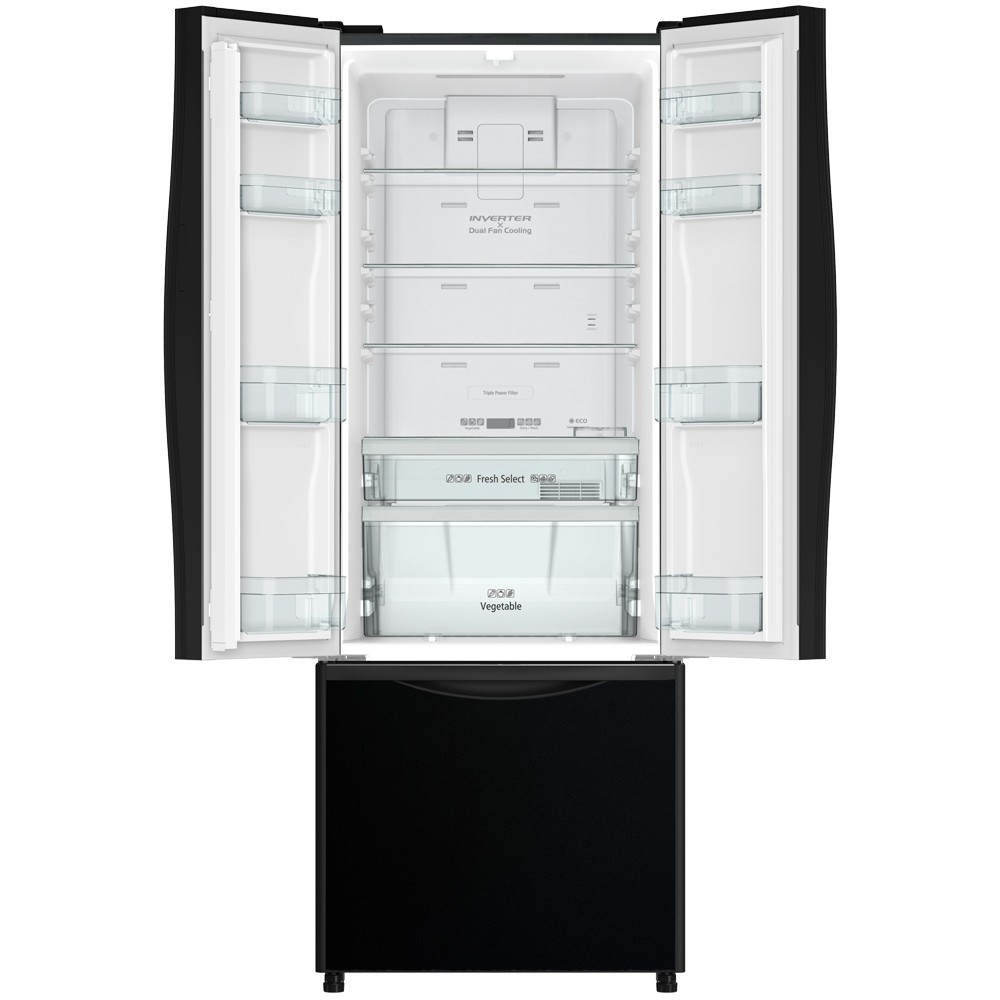 [MIỄN PHÍ LẮP ĐẶT - VẬN CHUYỂN] Tủ lạnh Hitachi Inverter 415 lít R-FWB490PGV9(GBK)