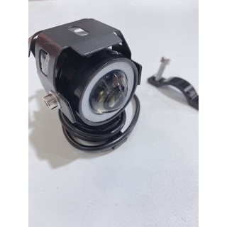 Đèn led trợ sáng U7 mini có vòng thiên thần, đèn led siêu sáng 12V