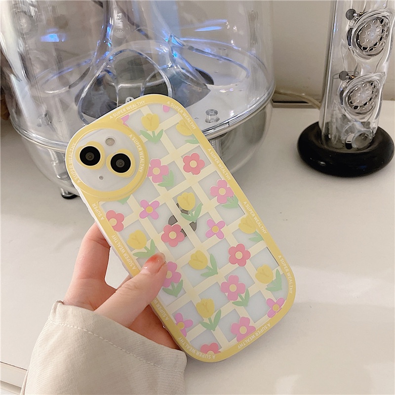 Ốp lưng iphone ốp Điện Thoại Hình Hoa Tròn Chống Sốc / Va Đập Cho iPhone 14 13 12 11 PROMAX XS XR XSMAX SE2020 6 7 8PLUS