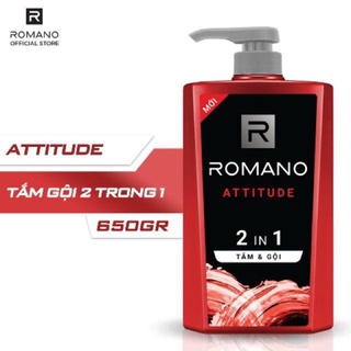 Tắm Gội 2in1 Romano 650g màu đỏ giá siêu tiết kiệm