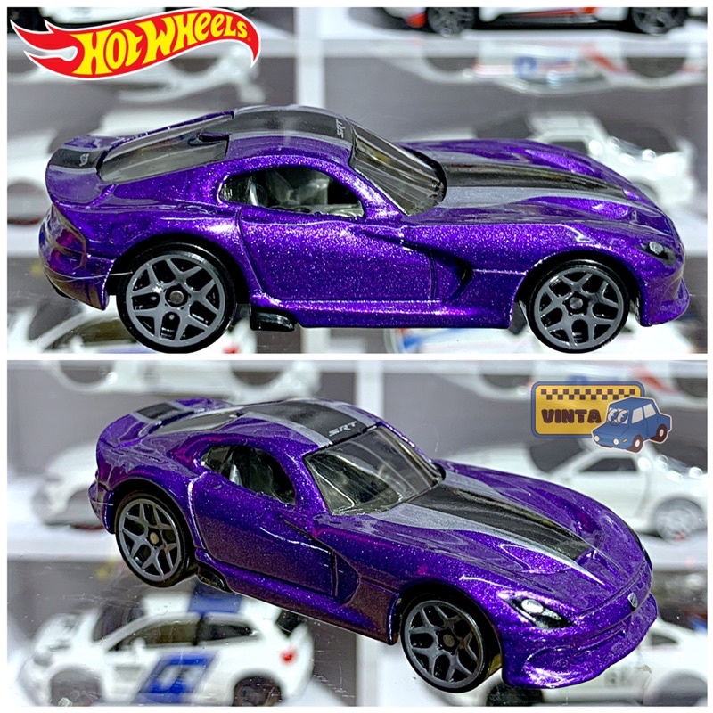 Xe mô hình Hot Wheels Loose 2013 DODGE SRT VIPER - Purple - tỉ lệ 1:64