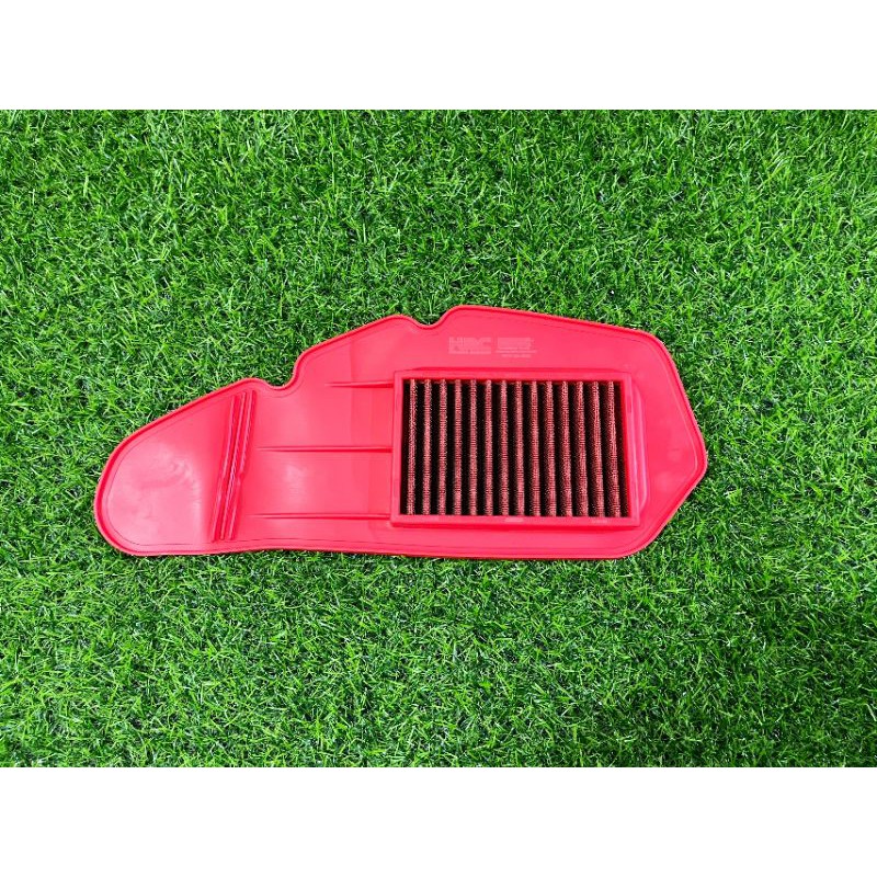 lọc gió đỏ lưới thép hàng cực đẹp, gắn được cho Vario, ab 2015-2019, pcx, sh mode