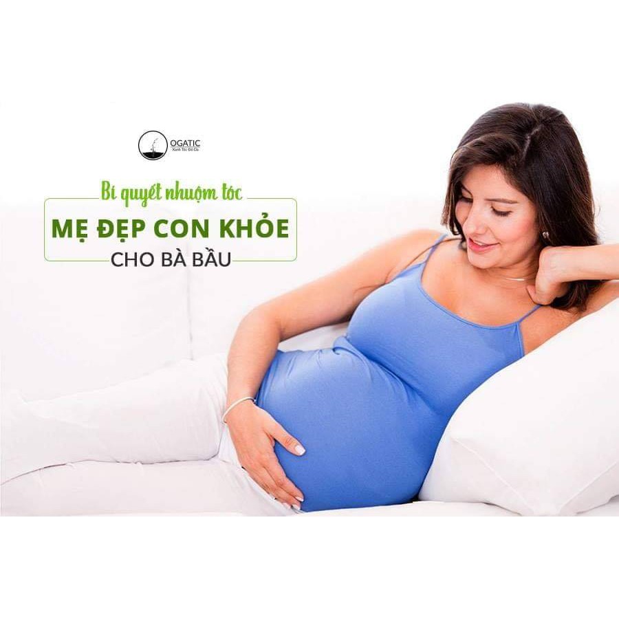 [HCM] [Shopee Trợ Giá] COMBO 5 hộp Bột lá nhuộm tóc Ogatic_Bột Nhuộm Từ Cây Lá Móng Lá Chàm