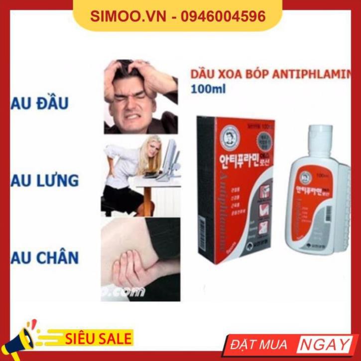 💥 ⚡ SẢN PHẨM CHÍNH HÃNG 💥 ⚡ [ Giá Sỉ ] Dầu Nóng Hàn Quốc, Dầu Nóng Xoa Bóp Antiphlamine 💥 ⚡