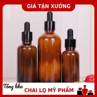 Lọ Chiết Serum ❤ [15ml,20ml] Chai lọ đựng tinh dầu bóp giọt Khoen Đen , chai lọ chiết mỹ phẩm , tong kho chai lo