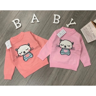 Áo len mèo cực xinh cho bé gái