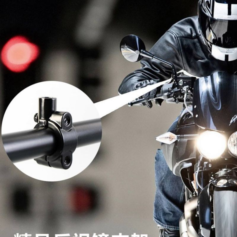 Cùm kẹp lắp pat ghi đông lắp gương xe mô tô giá 1 cái