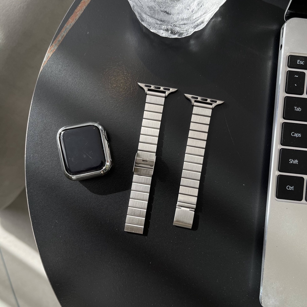 Dây Đeo Inox Thời Trang Cho Đồng Hồ Thông Minh iwatch Series 8 7 6 SE 5 4 3 2 1 41mm 45mm 42mm 44mm 40mm 38mm