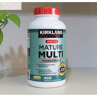 Viên Uống Vitamin Tổng Hợp Kirkland Mature Multi 400 Viên cho người trên 50 tuổi