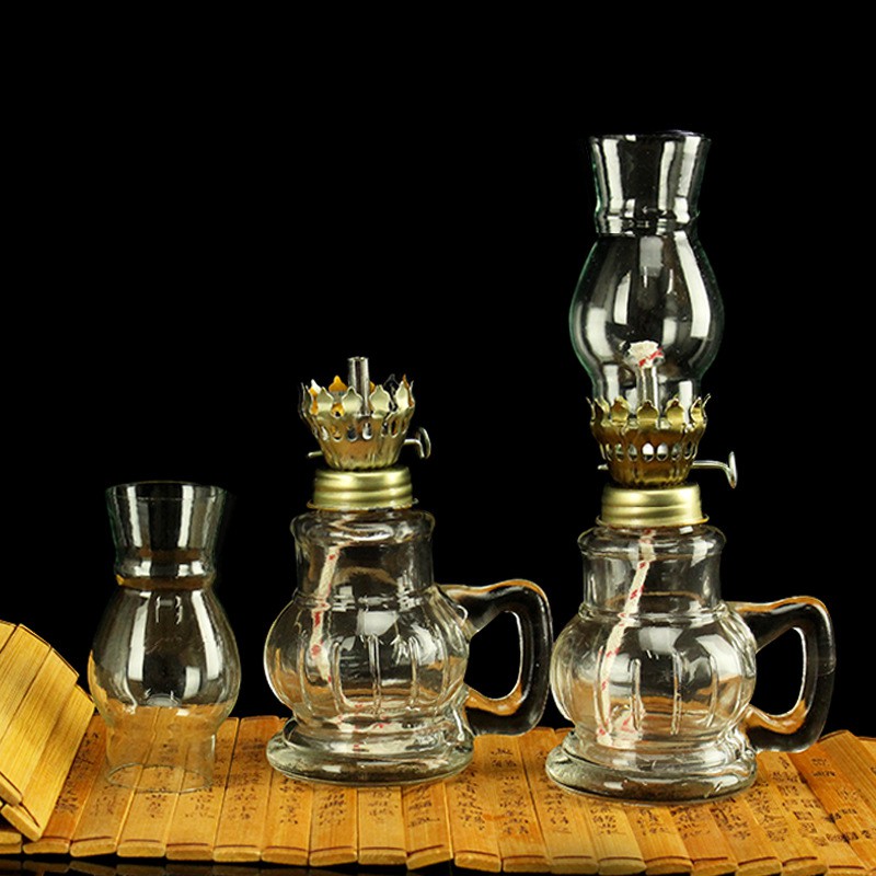 Đèn dầu có cán cầm tiện lợi lamp oil kiểu dáng cổ điển hoài cổ có clip sản phẩm thực tế