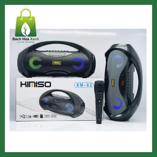 Loa karaoke bluetooth KM S2 có kèm mic hát cực hay