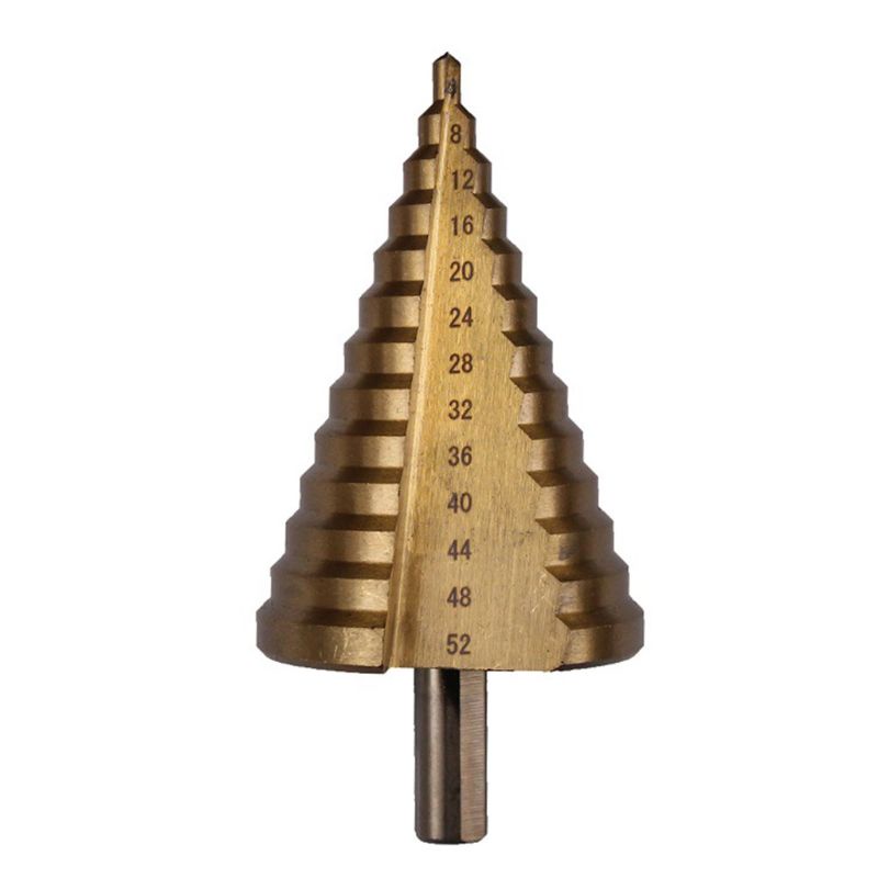 Bộ Mũi Khoan Lỗ 4-52mm HSS Bằng Thép Titan Cứng Cáp Chuyên Dụng