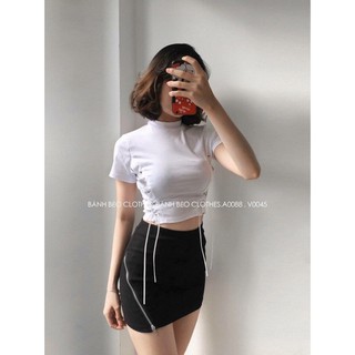 Áo CropTop Đan Dây 2 Bên ( Ảnh Thật Hình Cuối)