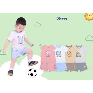 [Mã BMLT30 giảm đến 30K đơn 299K] DB894 Bộ quần áo cộc tay sơ sinh DOKMA (9-36M)