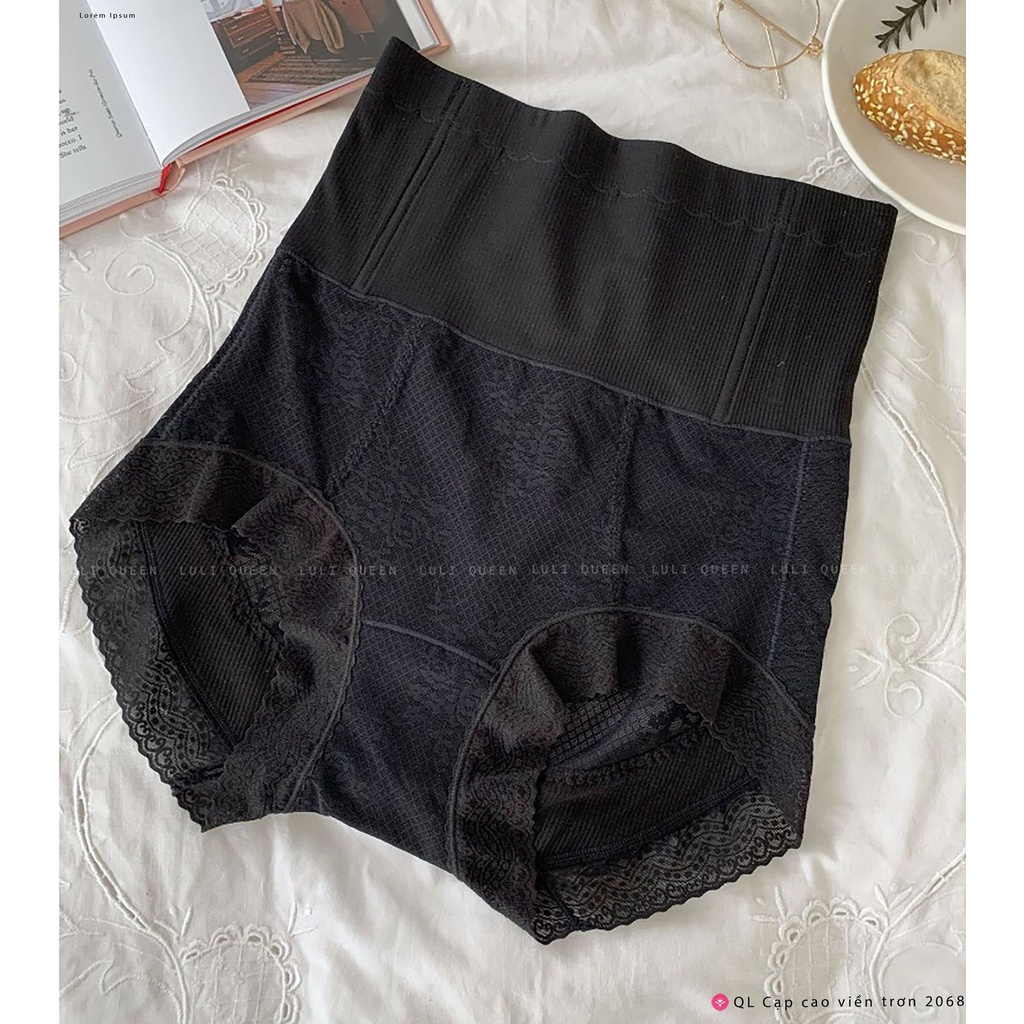 Quần lót cạp cao Nâng mông  Cotton mềm mại, không hằn, Gel bụng chống cuộn - Luliqueen 2068