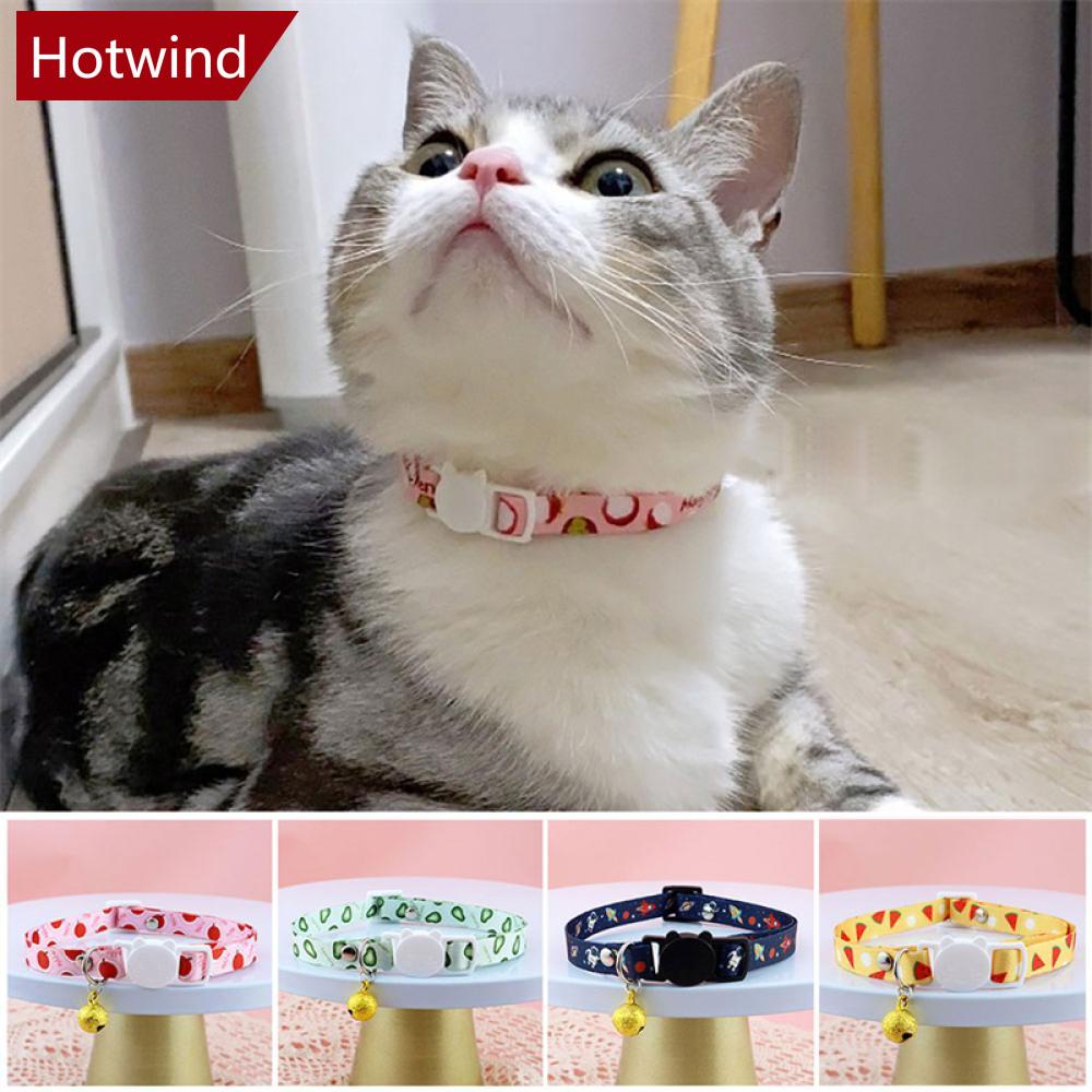 Vòng Cổ Cotton Polyester In Họa Tiết Trái Cây Có Khóa Cài Có Thể Điều Chỉnh Cho Thú Cưng A8O8