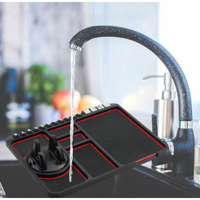 THẢM TAPLO CHỐNG TRƯỢT TRÊN KIÊM ĐỞ ĐIỆN THOẠI CÓ GẮN SỐ ĐIỆN THOẠI TRÊN XE HƠI ÔTÔ MẪU MỚI CỰC CHẤT | BigBuy360 - bigbuy360.vn